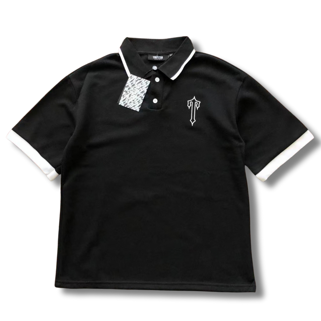 T star shirt polo black