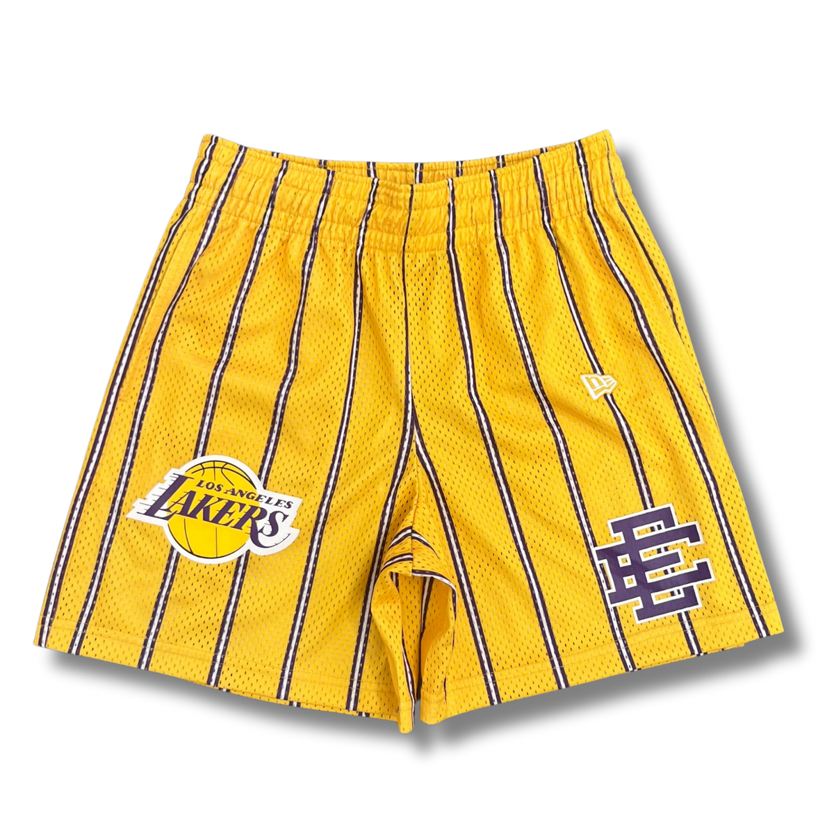 Eric E shorts Lakers yellow