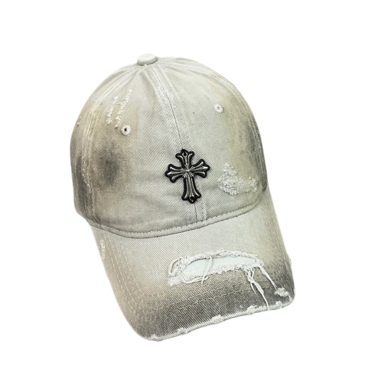 C Heart cap old white