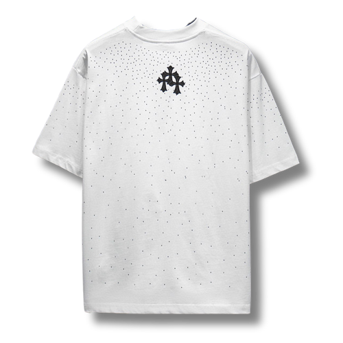 C Hearts T-Shirt dotty white