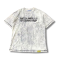 T star shirt ombre white