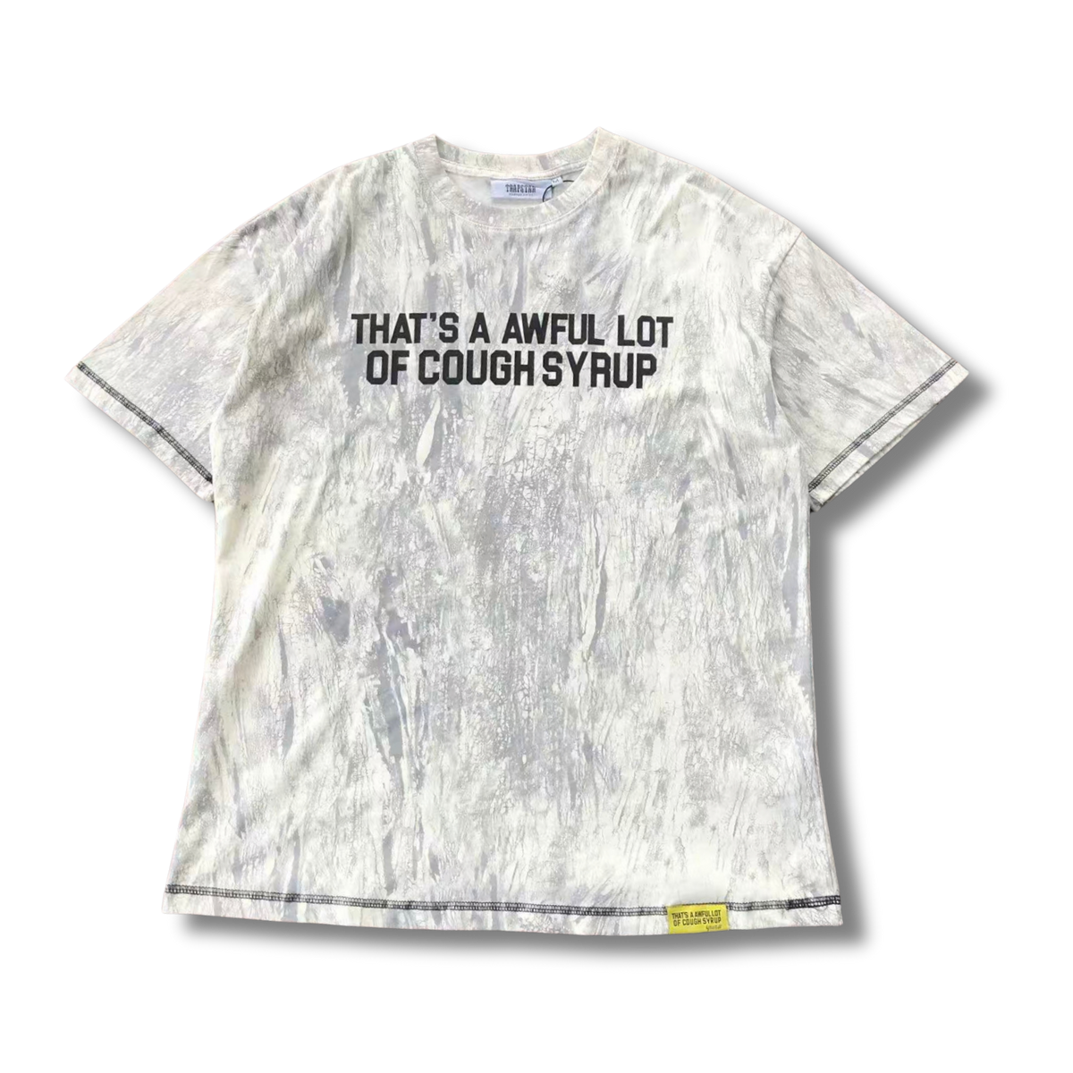 T star shirt ombre white