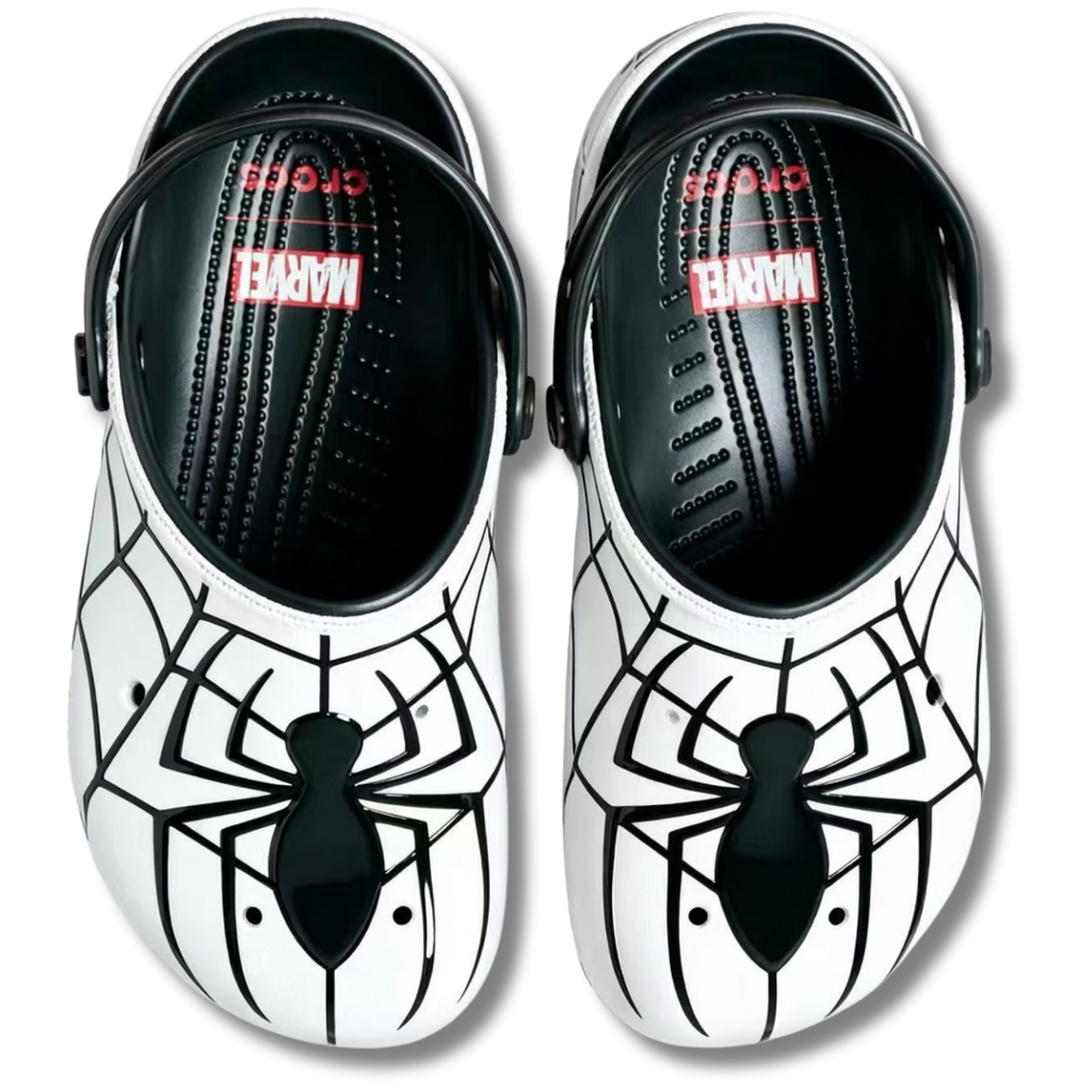 White Spider Crrocs