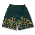 T Star shorts fire green