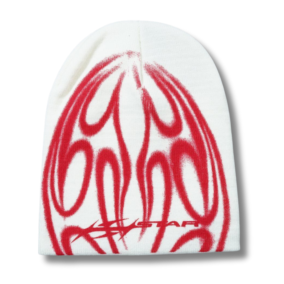 Helstar beanie star red