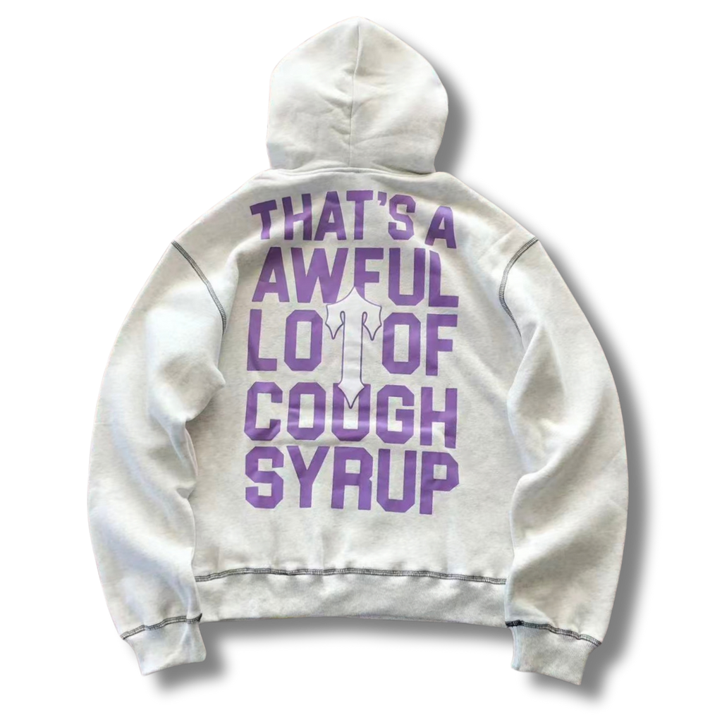 T Star Tracksuit white with purple T