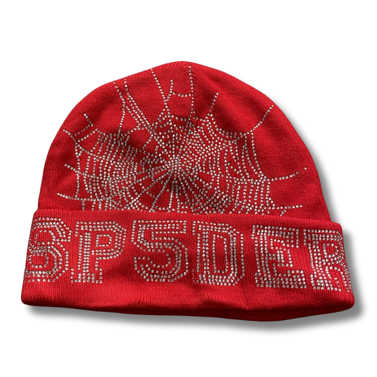 Spider Beanie red