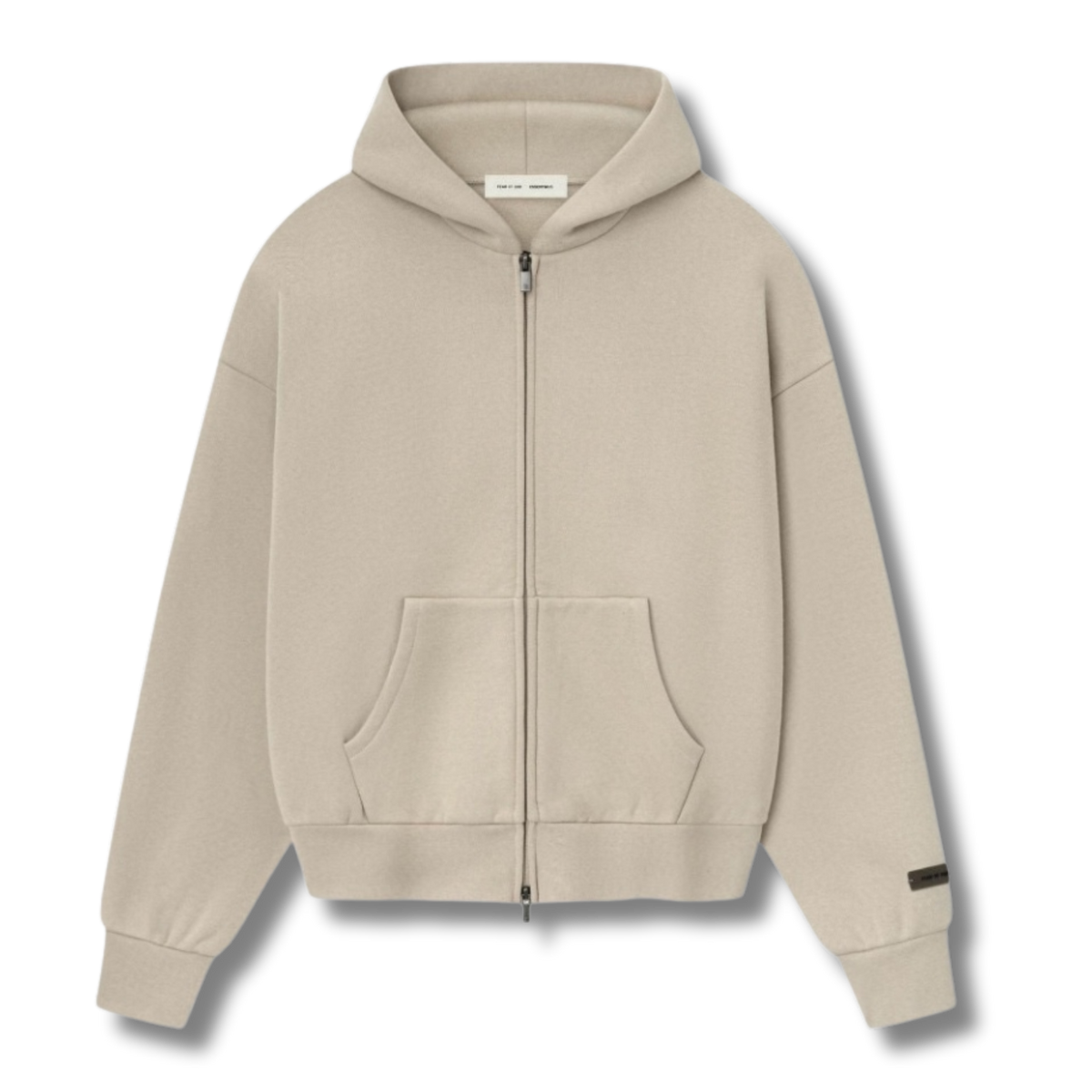 FOG zip up Hoodie beige