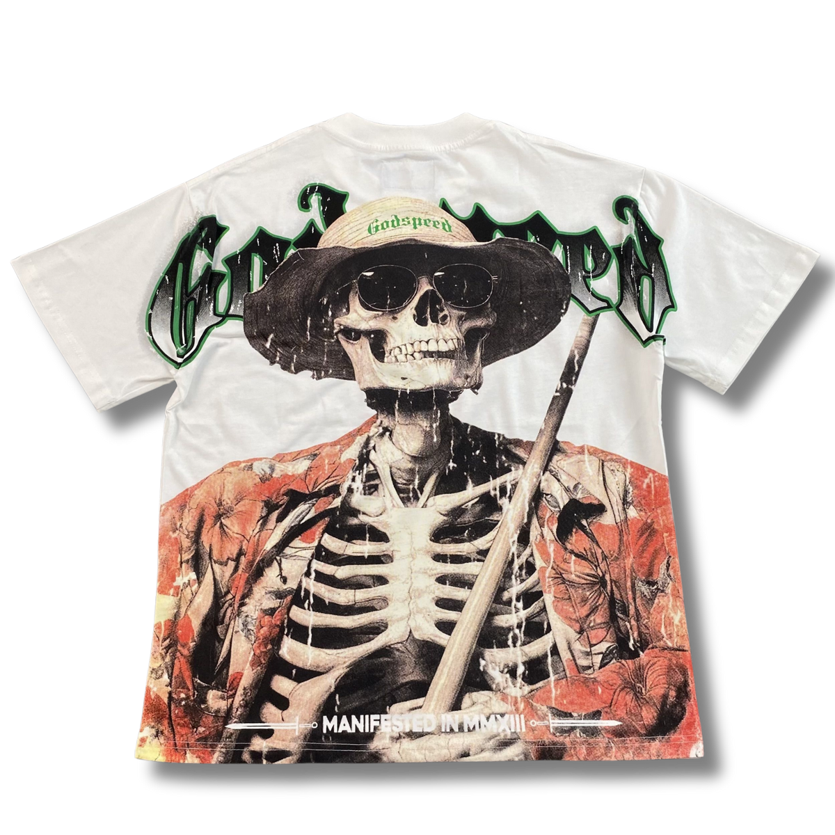G Speed T-shirt skeleton white