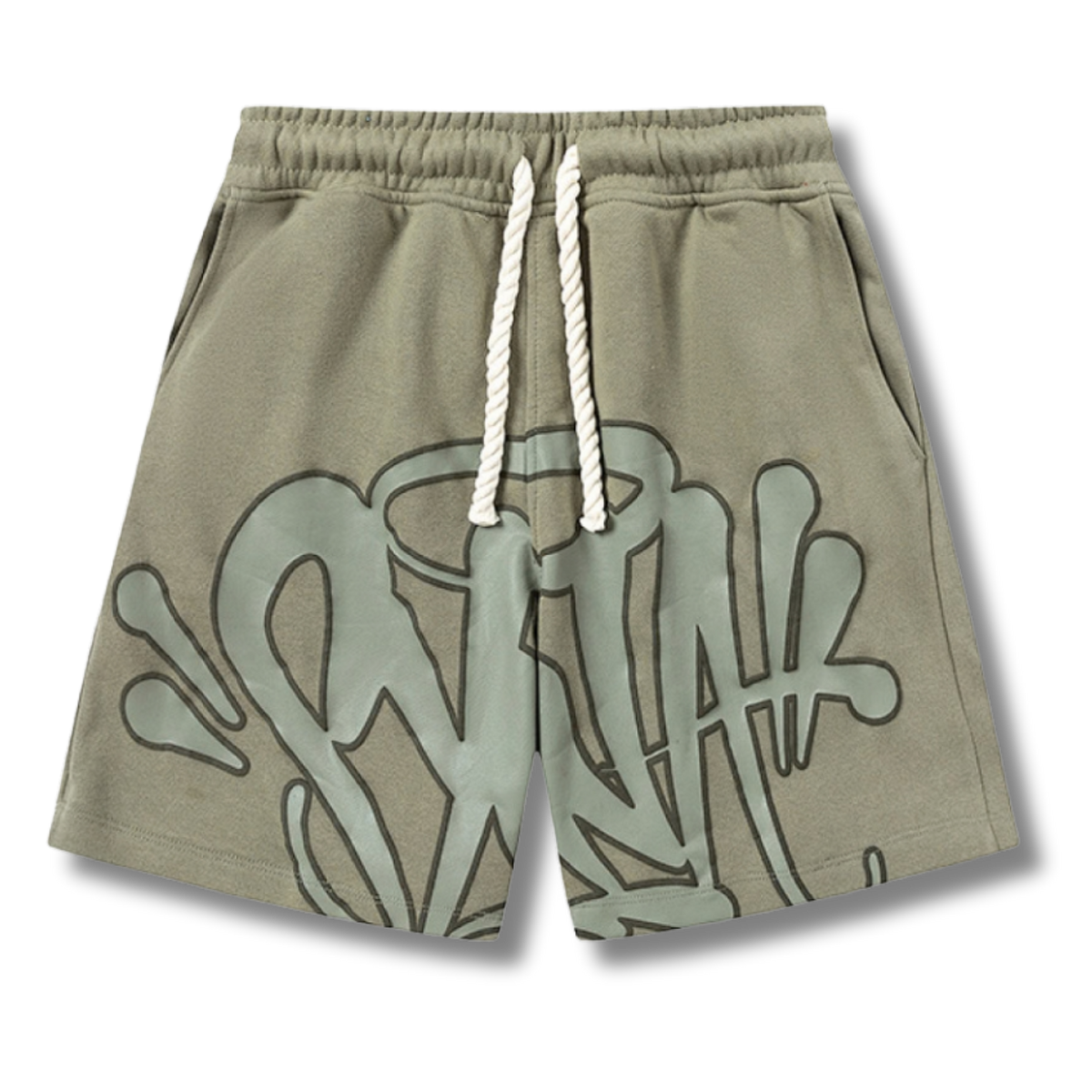 T Star Tracksuit short army green