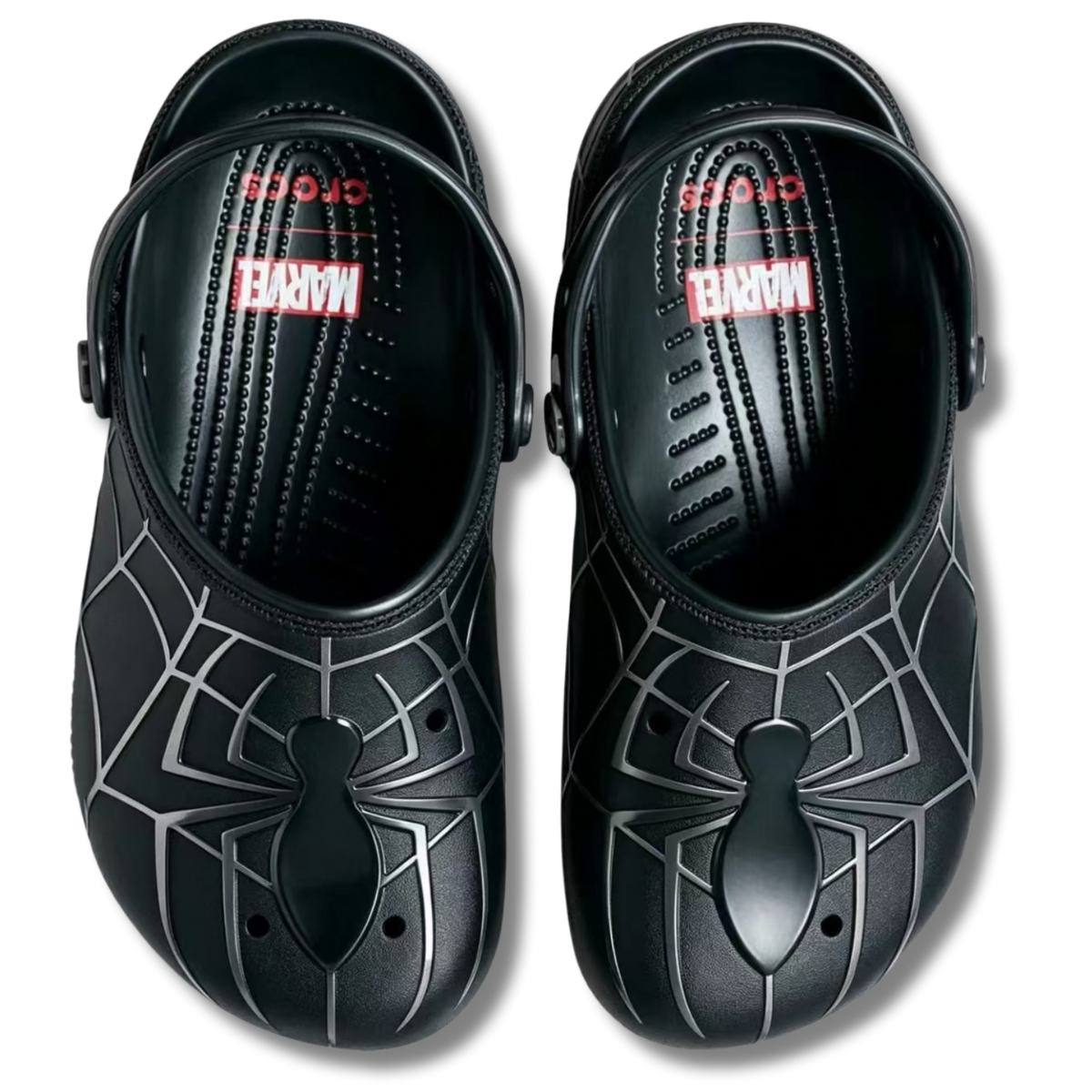 Black Spider Crrocs