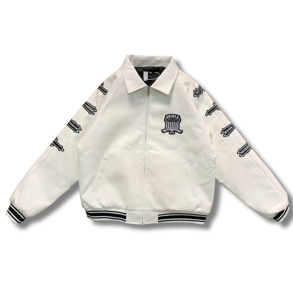 T Star Jacket school white