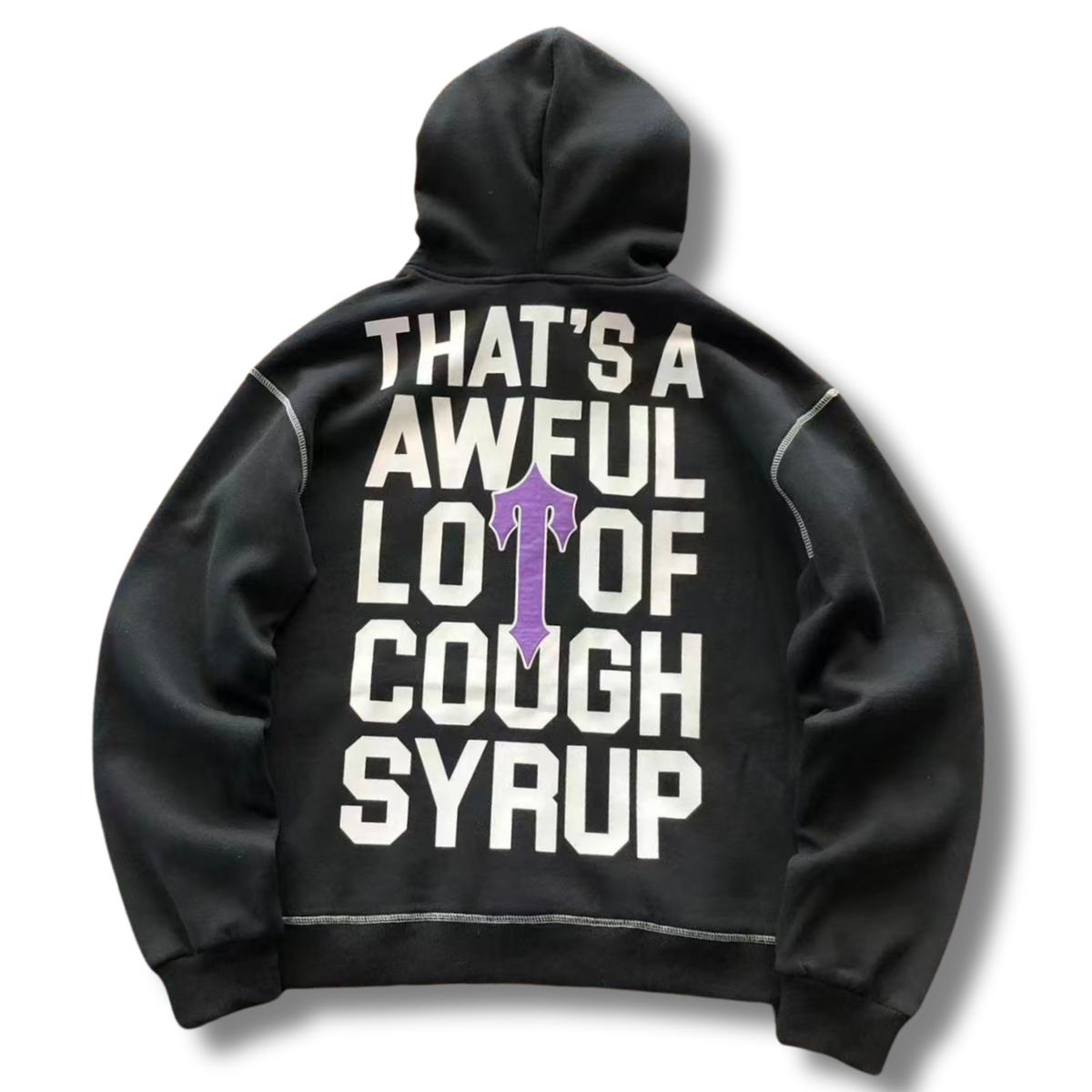 T Star Tracksuit black with purple T