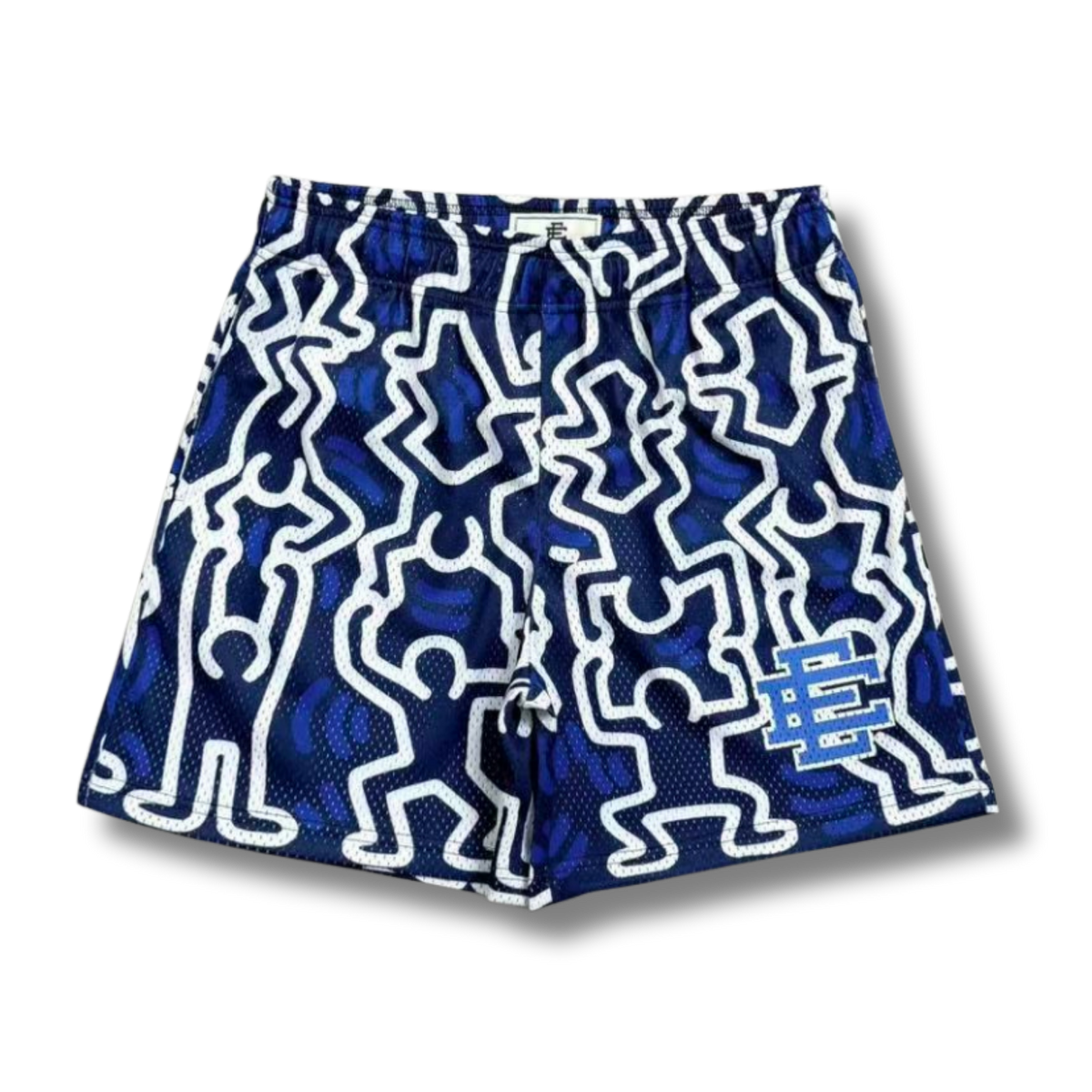 Eric E shorts blue people