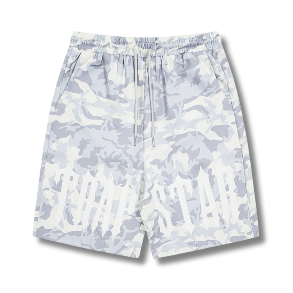 T Star shorts army white