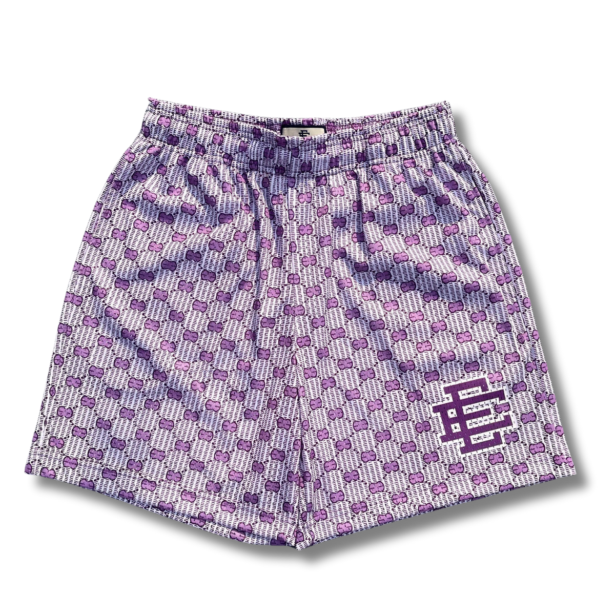 Eric E shorts x Guci purple