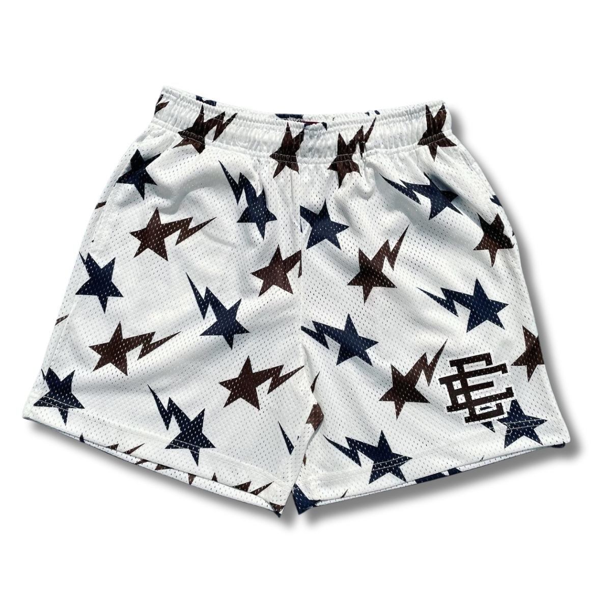 Eric E shorts x Bape Stars black w white