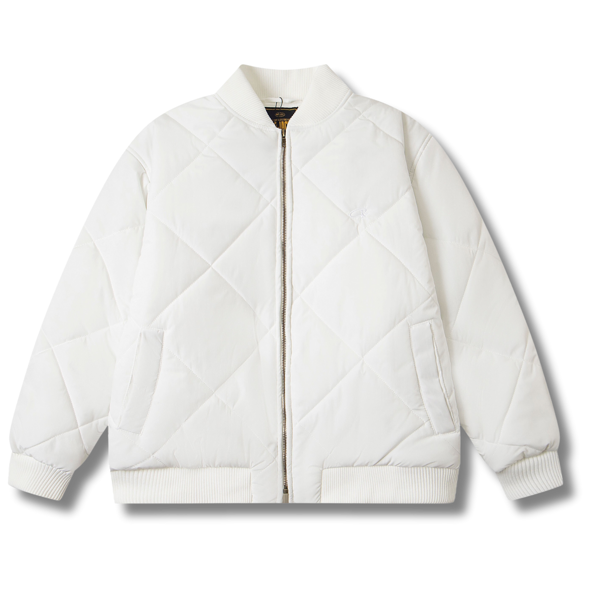 White Bomber Cortez Jacket