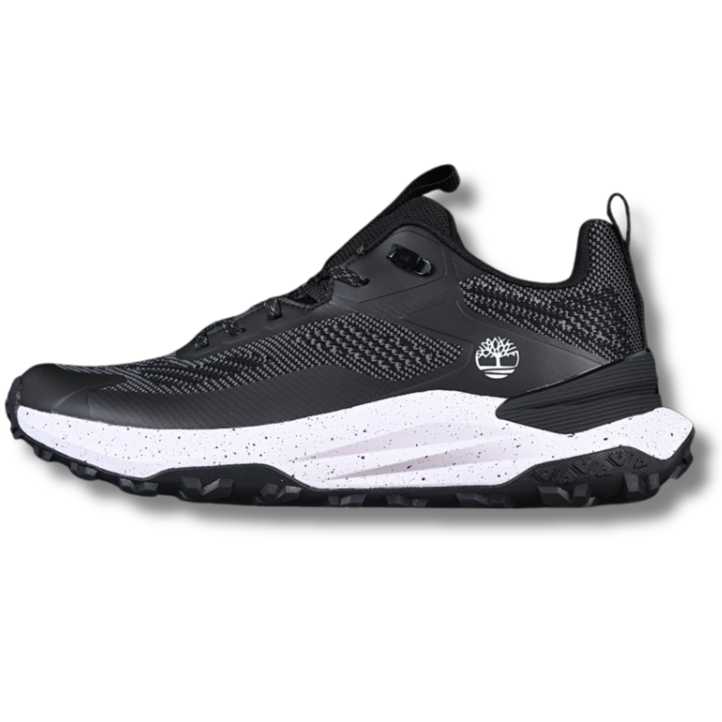Black/White Low Timber Boots