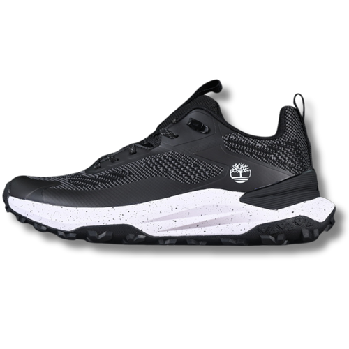 Black/White Low Timber Boots