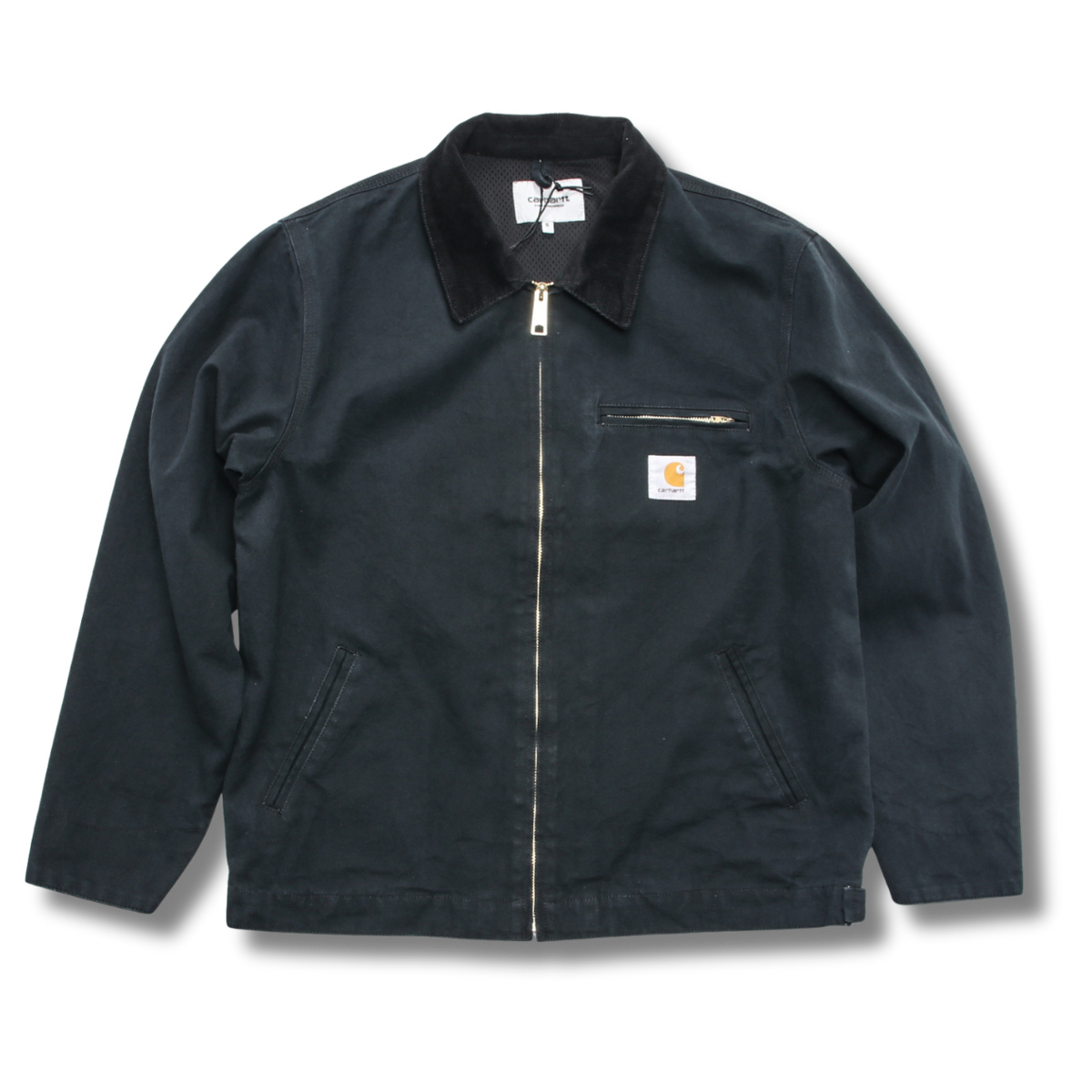 Dark Green Car Denim Jacket