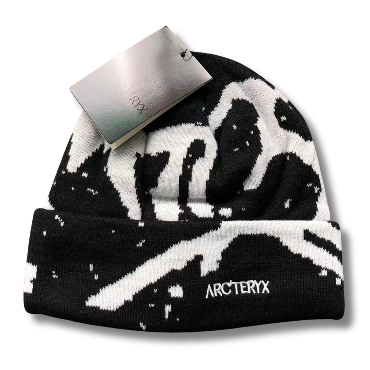 Arc' Beanie Black/White