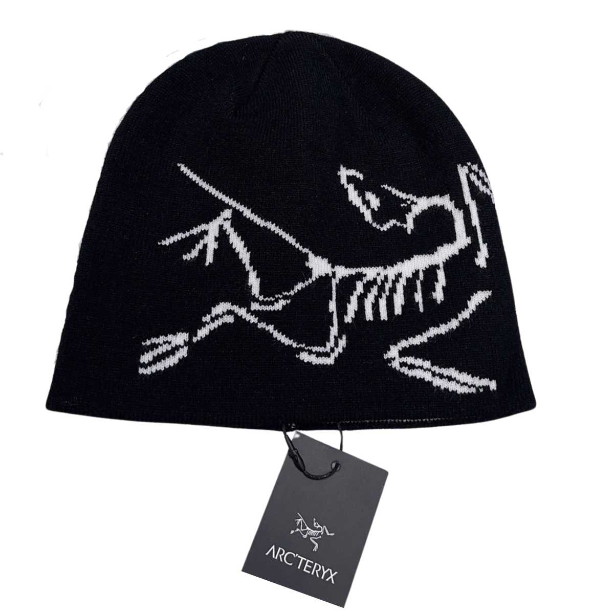 Arc' Beanie Black w White