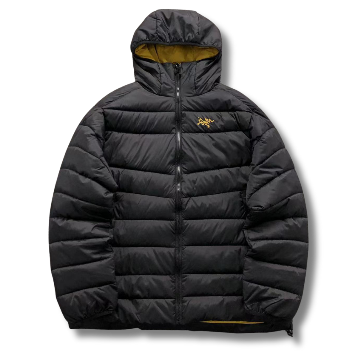 Arc' Jacket Black with Yellow inside