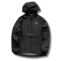Arc' Rain Coat Washed Black