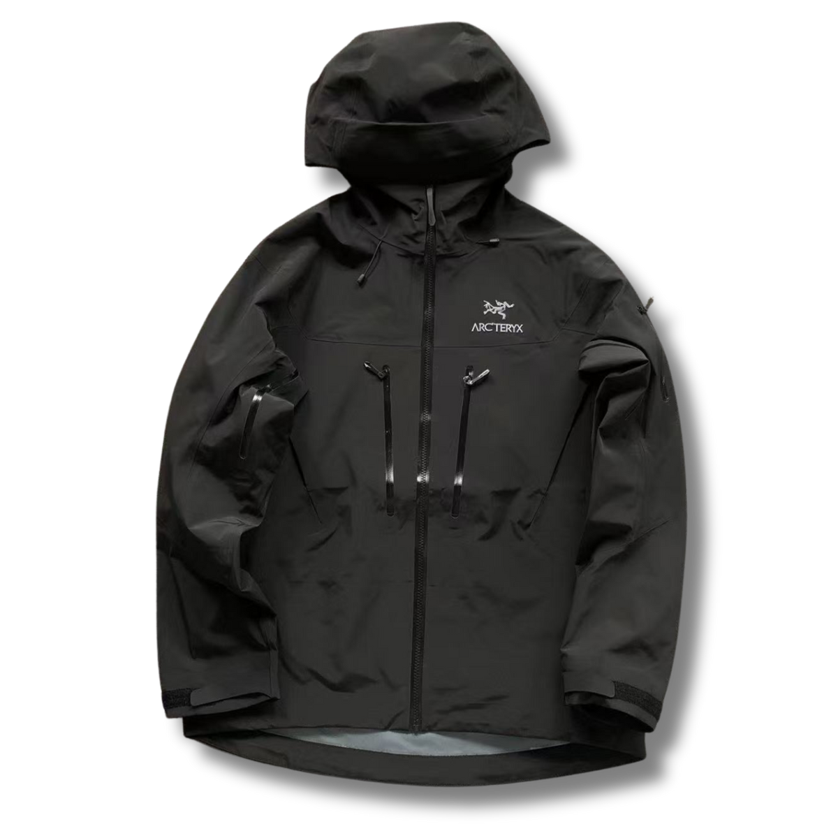 Arc' Rain Coat Washed Black