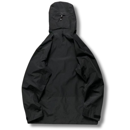 Arc' Jacket Black with Multi color zippers