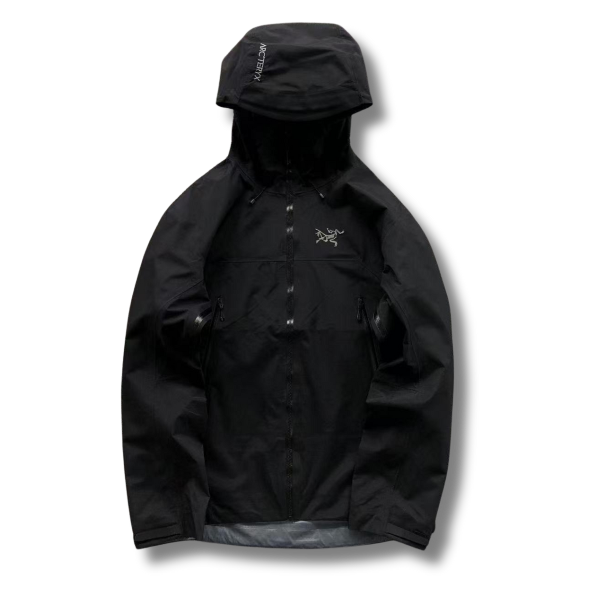Arc' Jacket Black with Gray inside