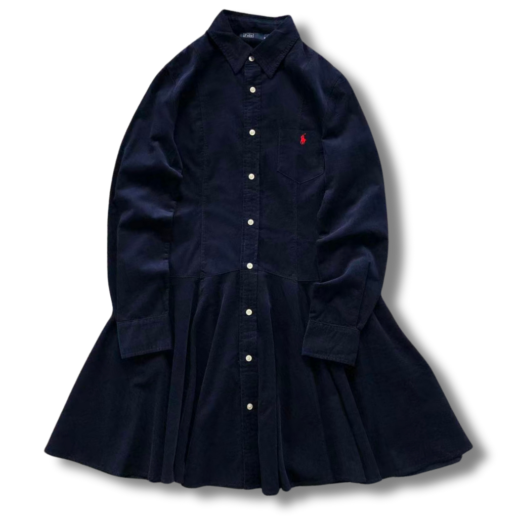 Ralph L Jacket w Skirt bottom Navy