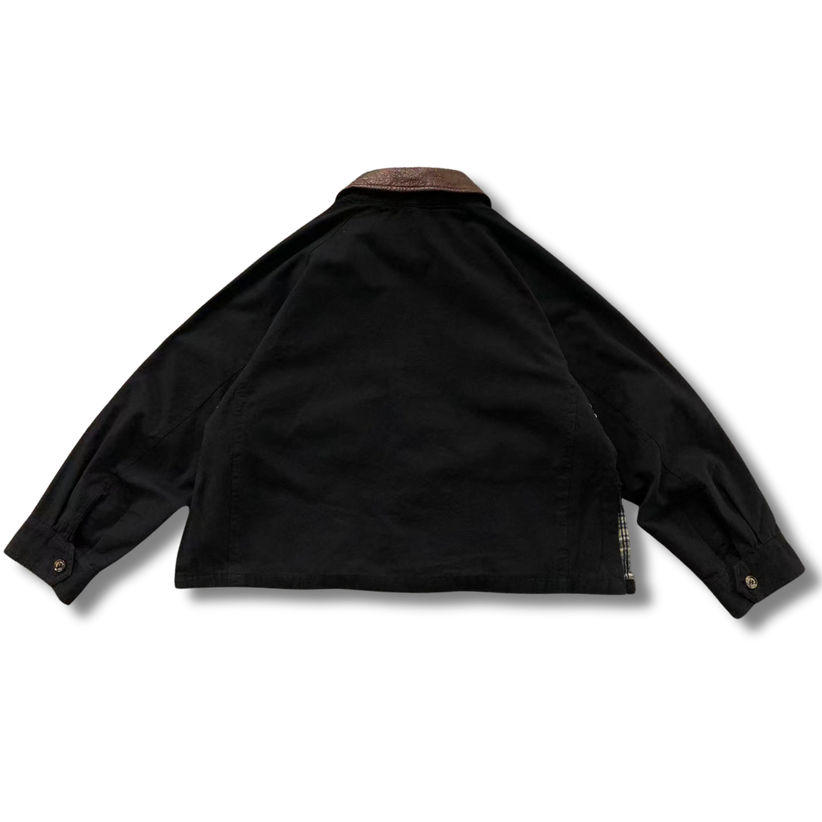 Ralph L Jacket Black w Brown