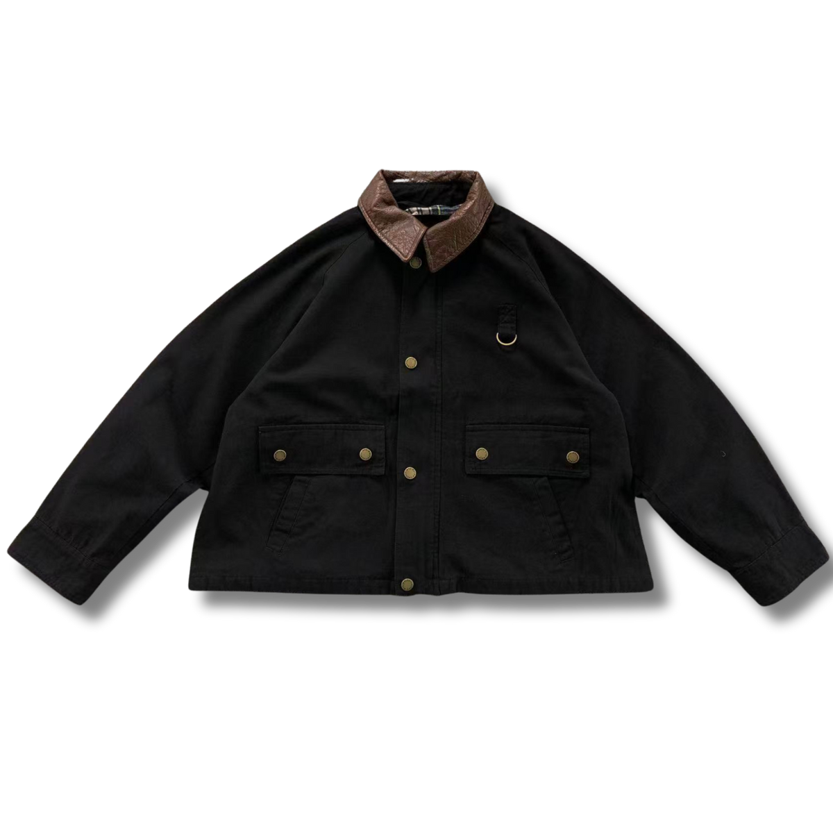 Ralph L Jacket Black w Brown