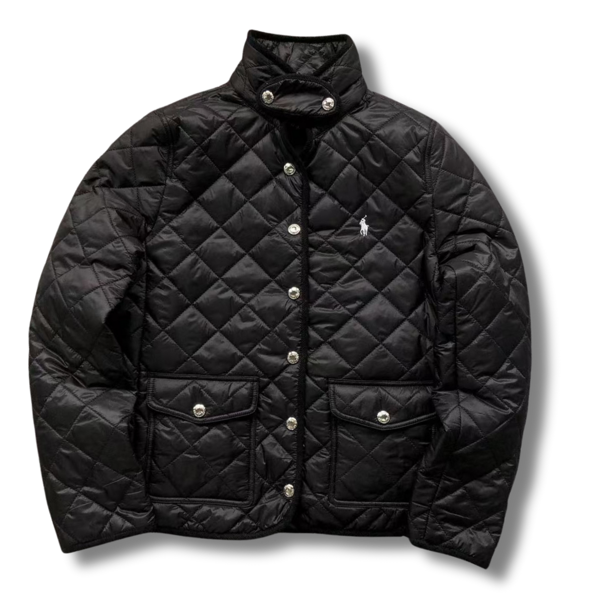 Ralph L Jacket Black w Squares