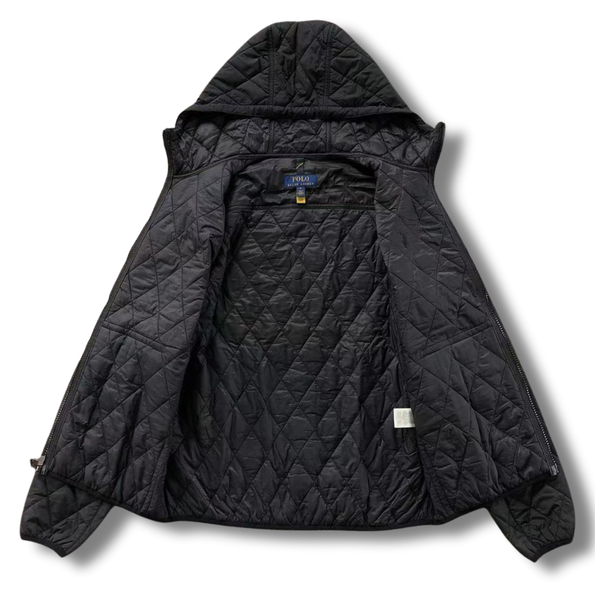 Ralph L Jacket Black w Romb pattern