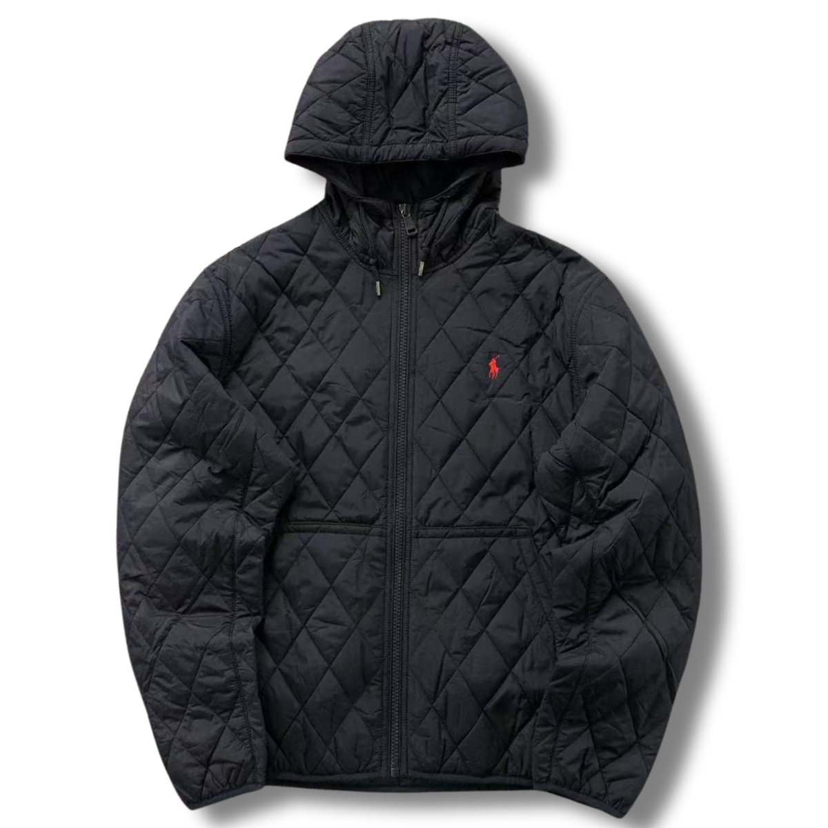 Ralph L Jacket Black w Romb pattern
