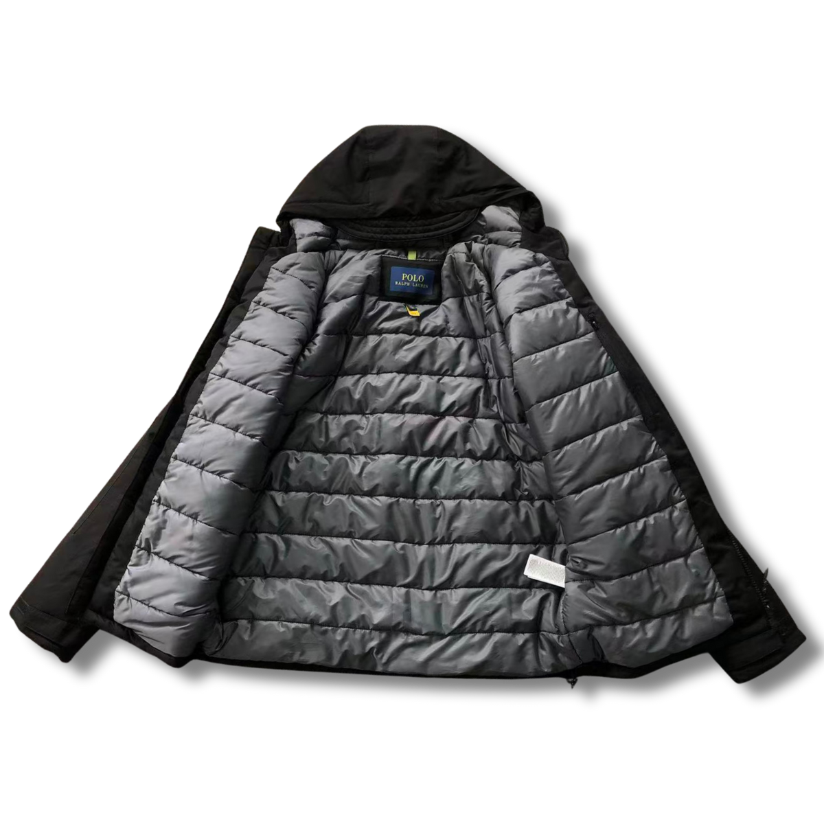 Ralph L Jacket Black w Gray inside