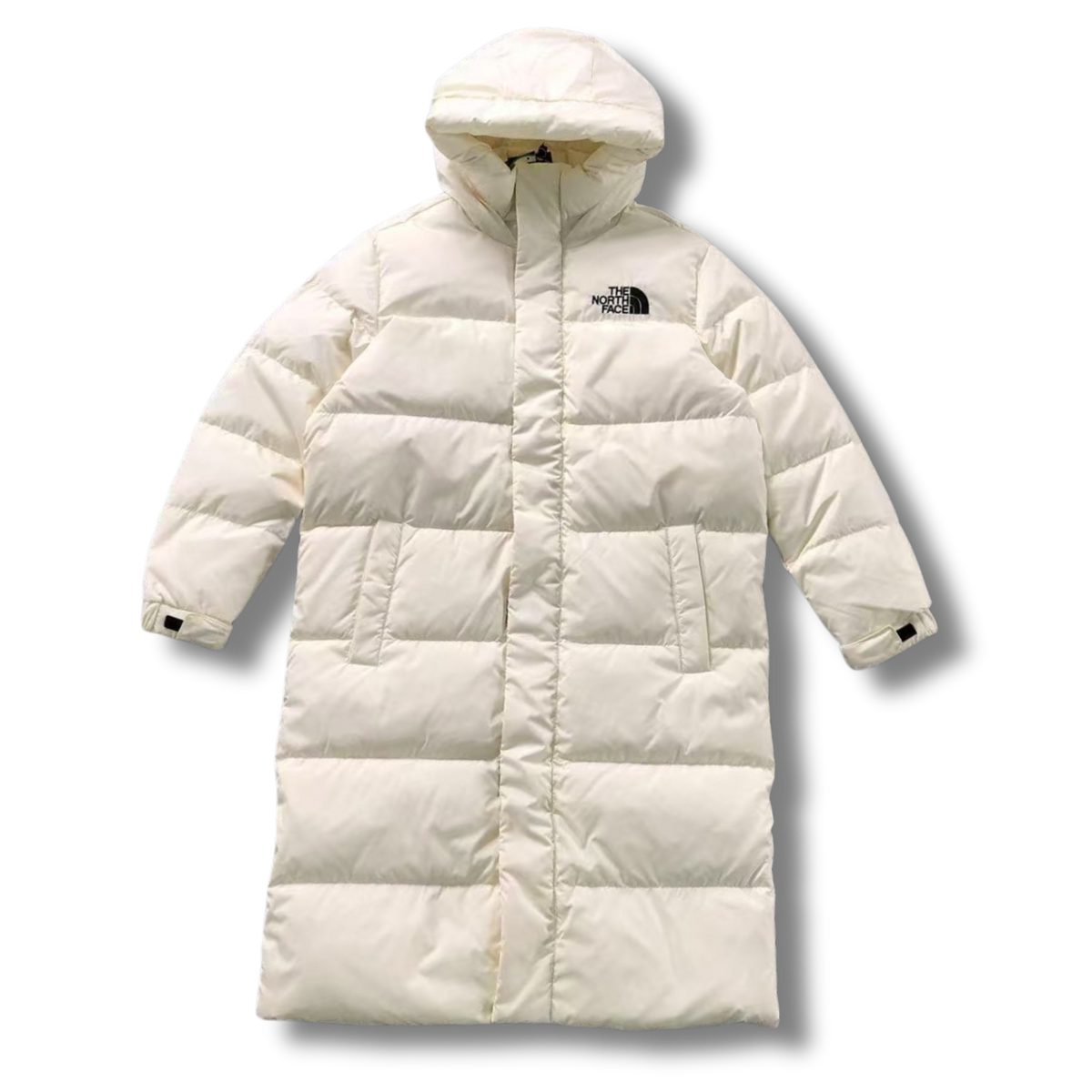 The N Face Long Jacket White