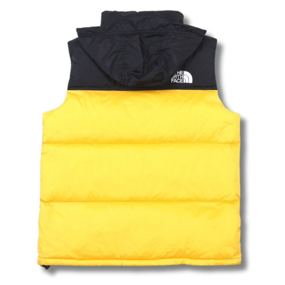 The N Face Vest Yellow w Black