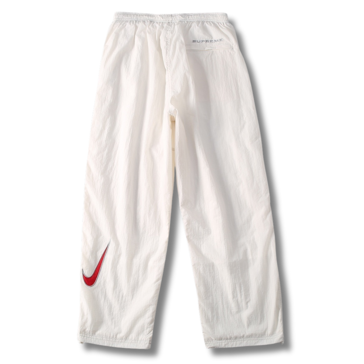 Nice Pants White w Red