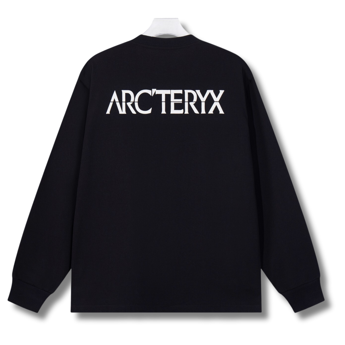 Arc' Sweater Black w White elements
