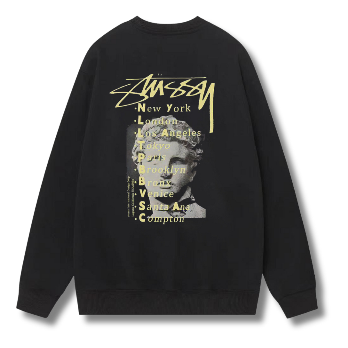 Stu Sweater Black Statue