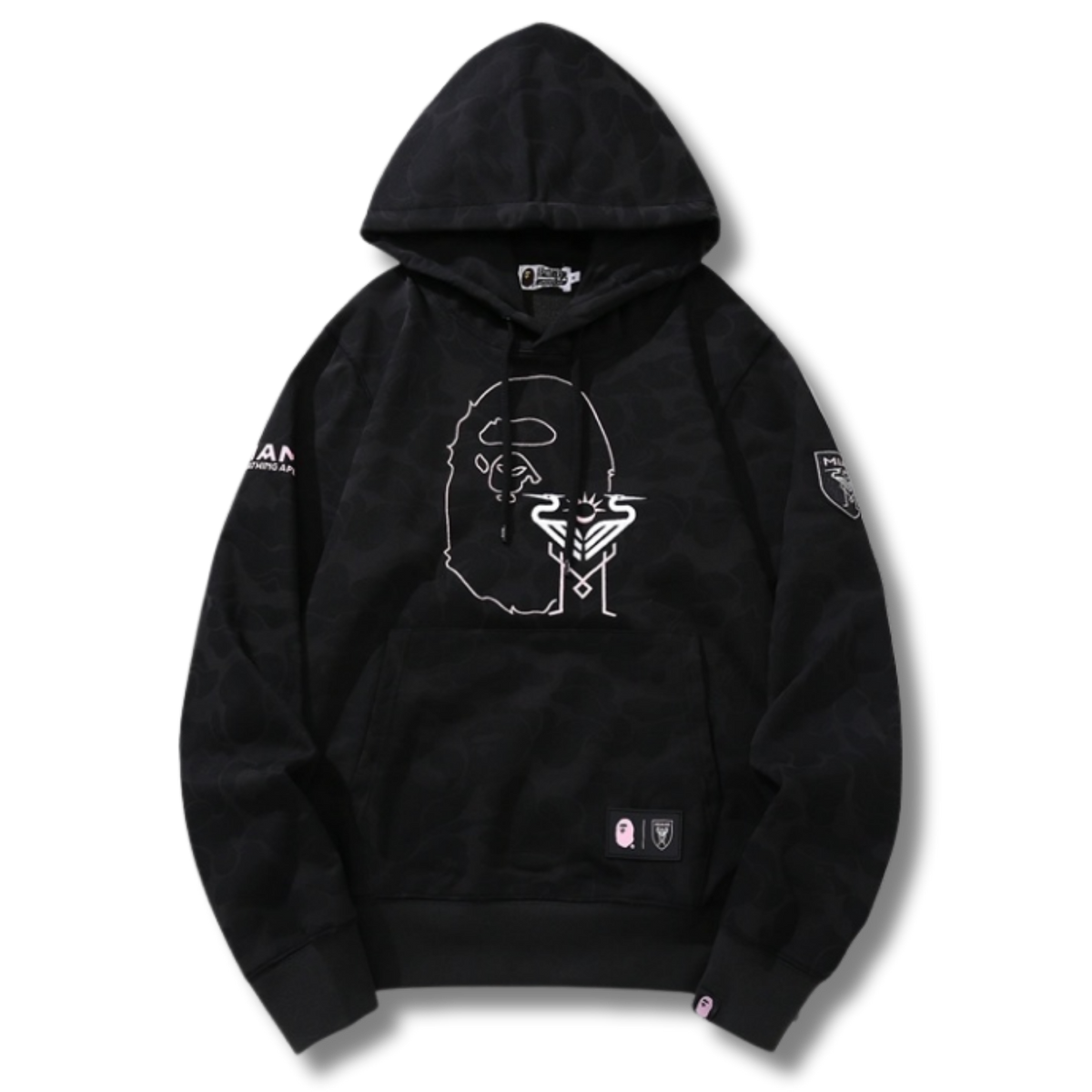 Ape Hoodie Miami black