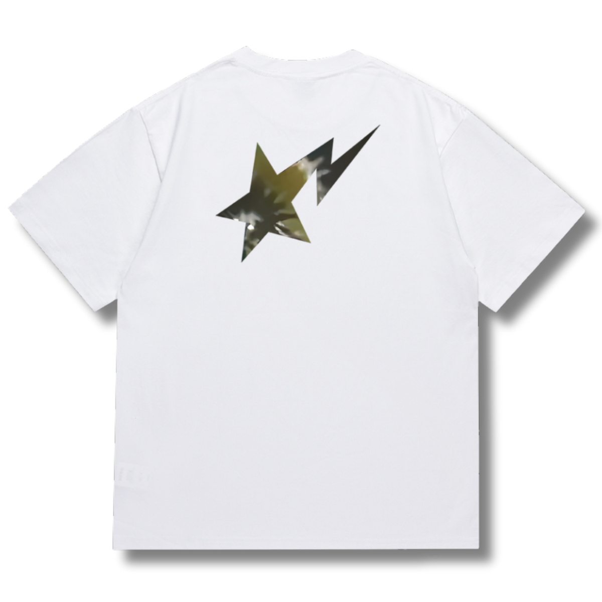 Ape T-shirt Brown star White