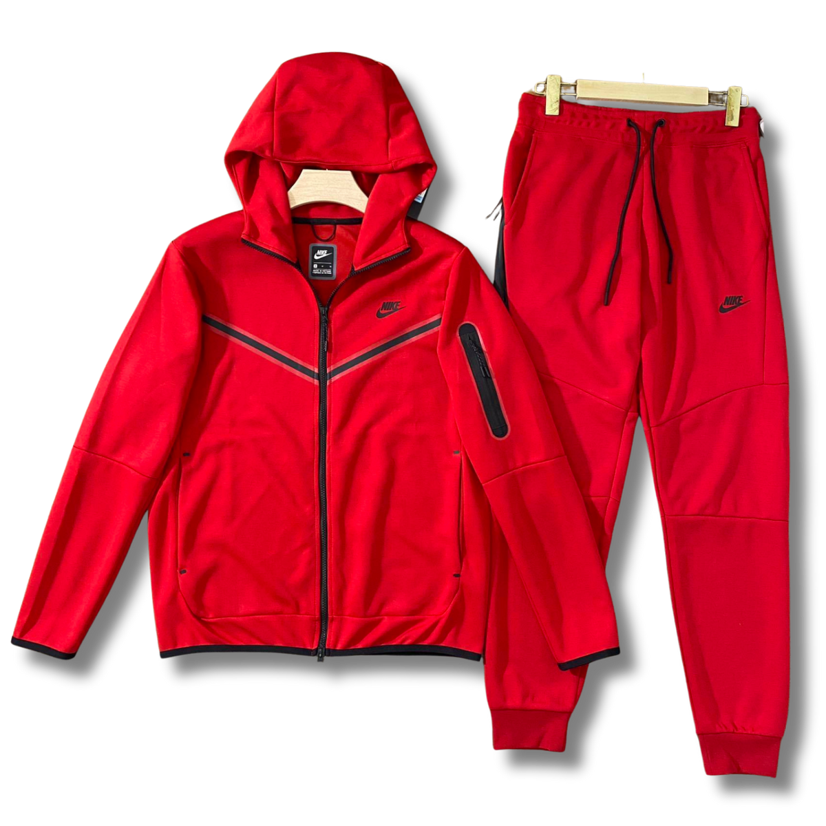 Nice Tech Set Red w Black lines